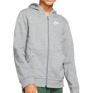 NWT Nike Boys Full Zip Gray Hoodie - XL